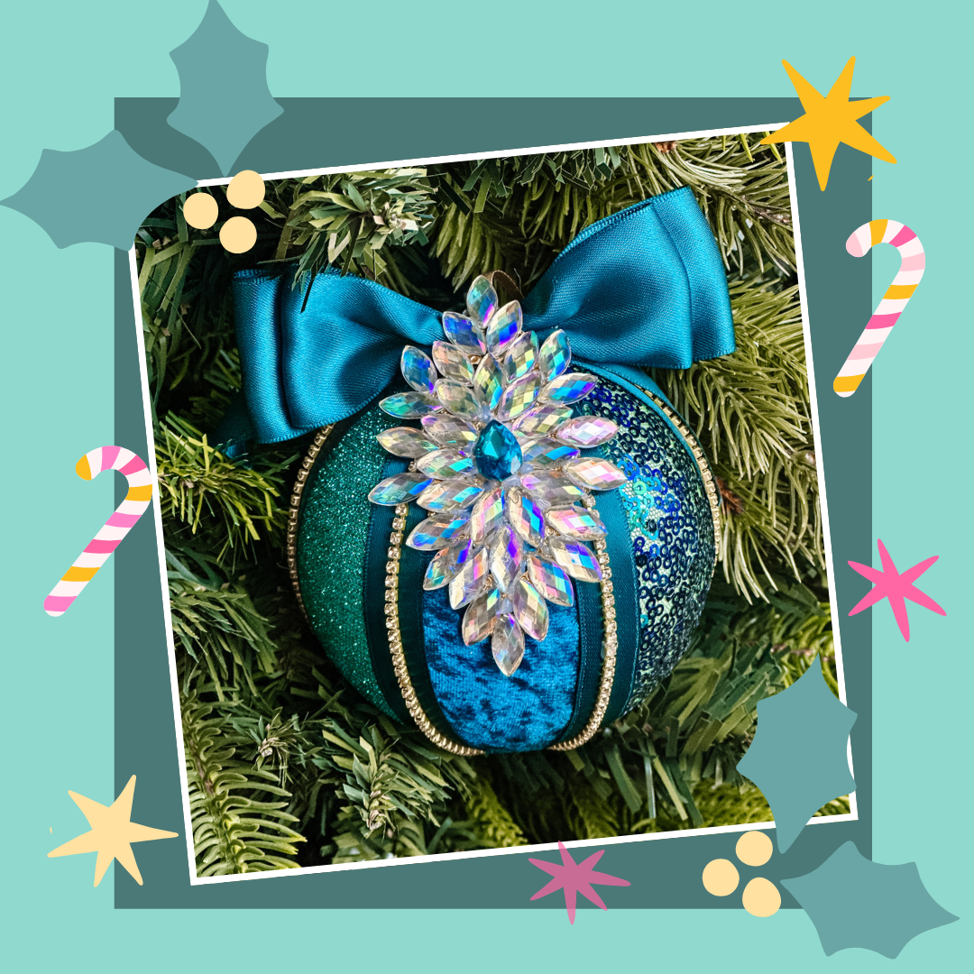 Craft Luxury Teal Baubles