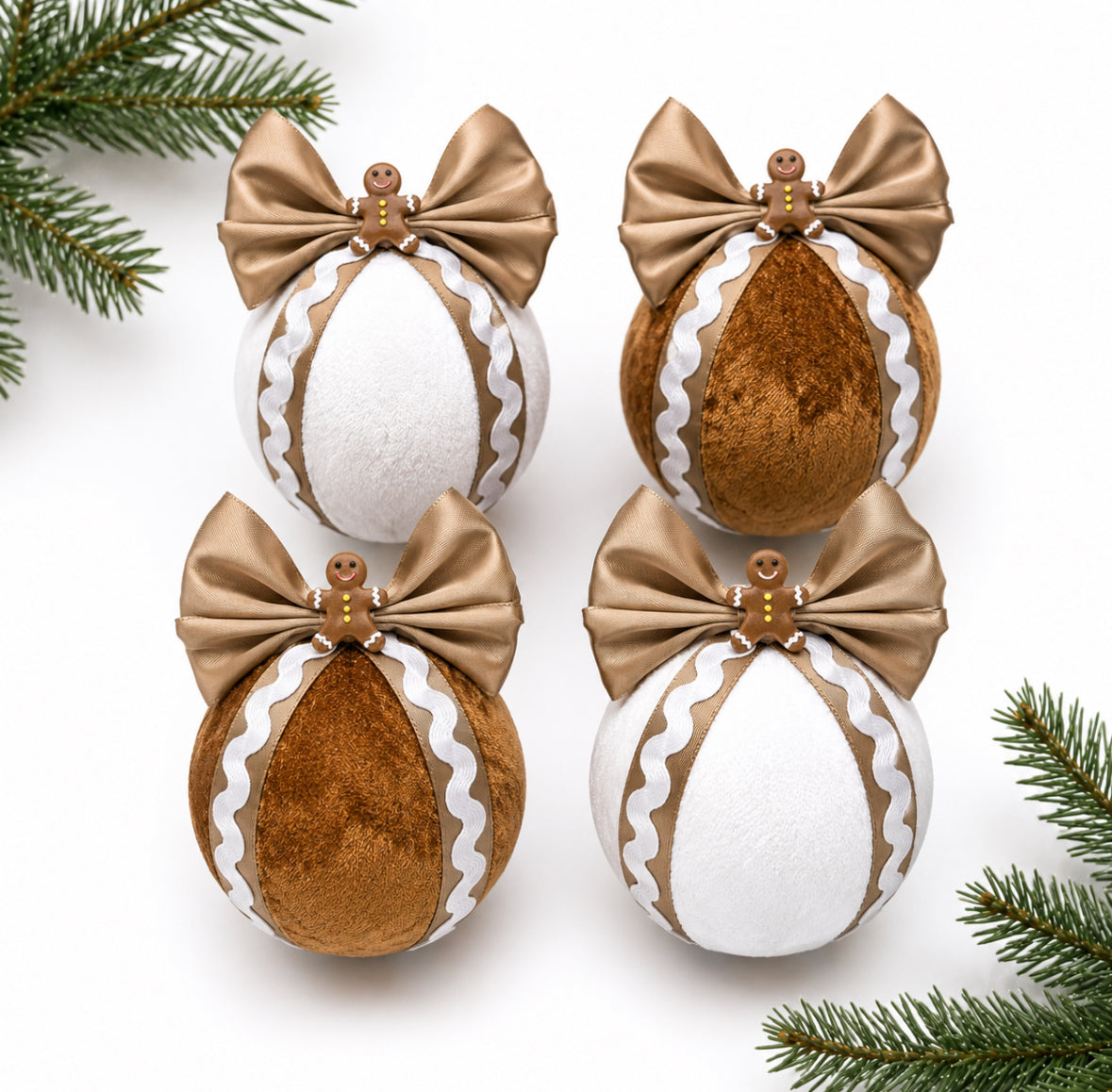 Gingerbread - Set of 4 Baubles